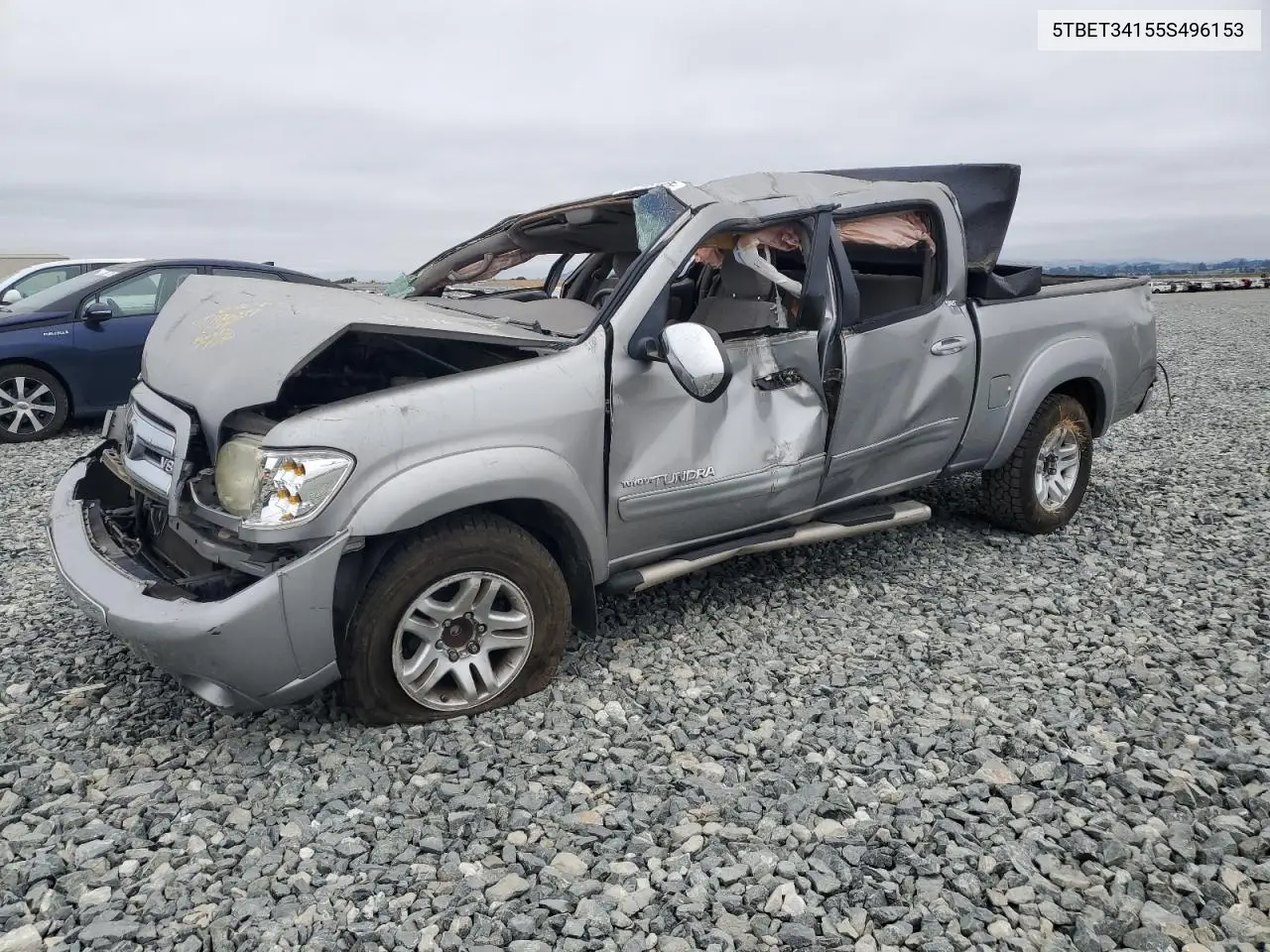 2005 Toyota Tundra Double Cab Sr5 VIN: 5TBET34155S496153 Lot: 62146595