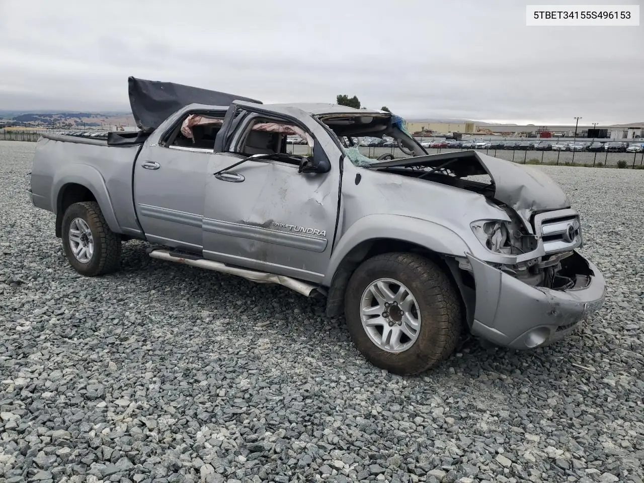 2005 Toyota Tundra Double Cab Sr5 VIN: 5TBET34155S496153 Lot: 62146595
