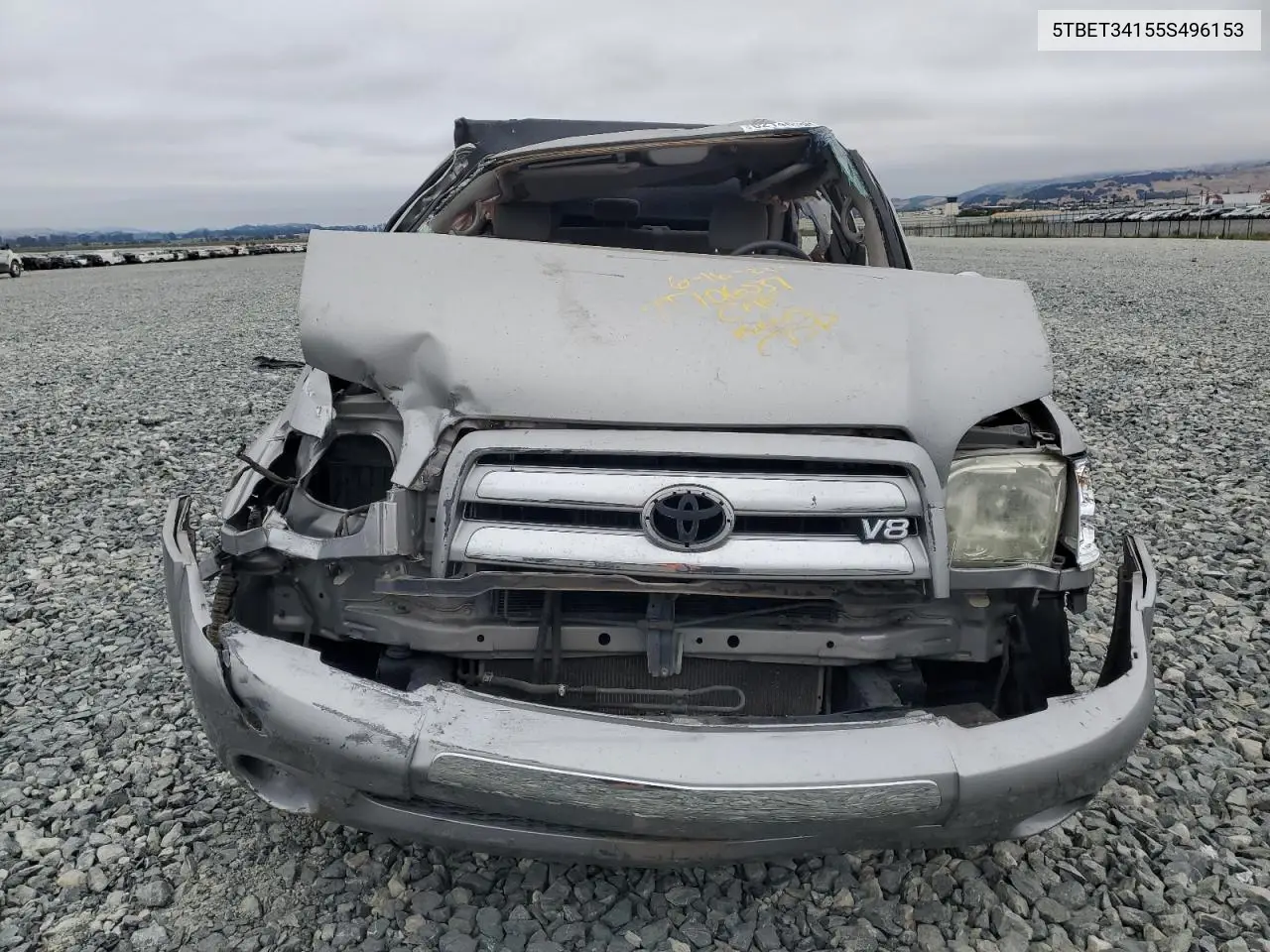 2005 Toyota Tundra Double Cab Sr5 VIN: 5TBET34155S496153 Lot: 62146595