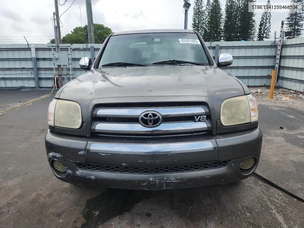 2005 Toyota Tundra Double Cab Sr5 VIN: 5TBET34125S468536 Lot: 62491465