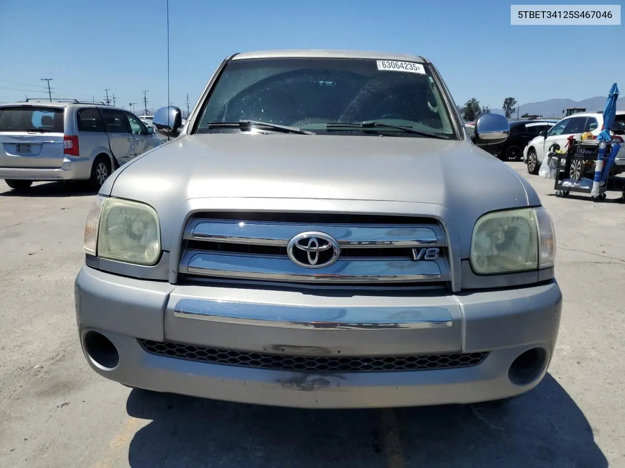 2005 Toyota Tundra Double Cab Sr5 VIN: 5TBET34125S467046 Lot: 63064235