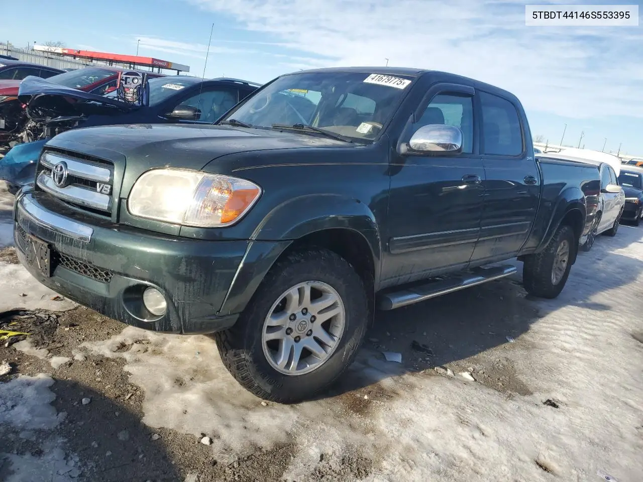 2006 Toyota Tundra Double Cab Sr5 VIN: 5TBDT44146S553395 Lot: 41679775
