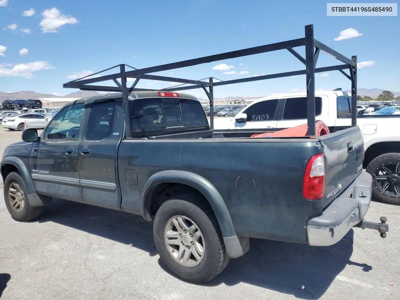 2006 Toyota Tundra Access Cab Sr5 VIN: 5TBBT44196S485490 Lot: 56534035