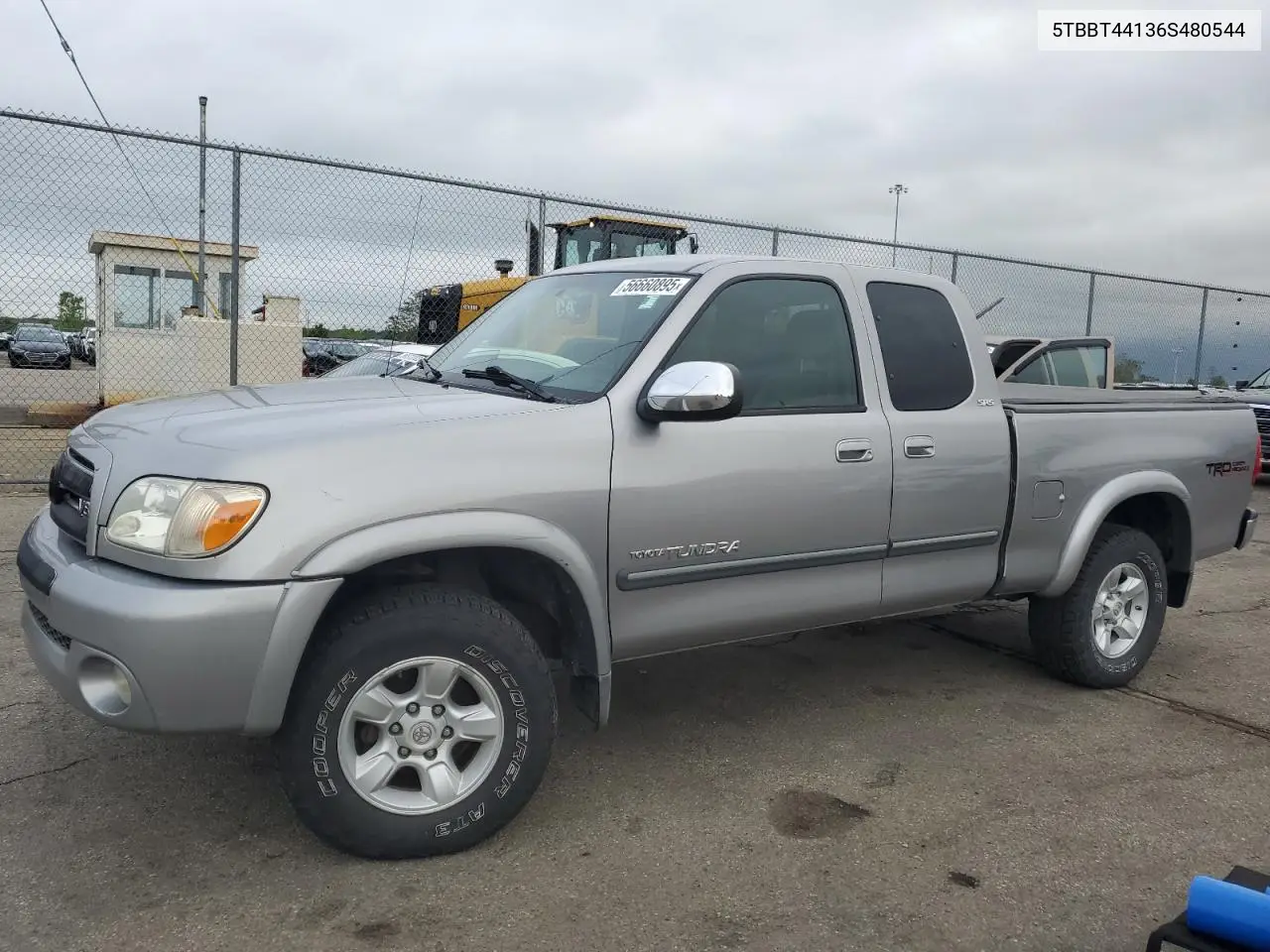 2006 Toyota Tundra Access Cab Sr5 VIN: 5TBBT44136S480544 Lot: 56660895