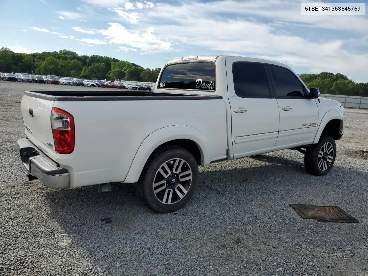 2006 Toyota Tundra Double Cab Sr5 VIN: 5TBET34136S545769 Lot: 57144735