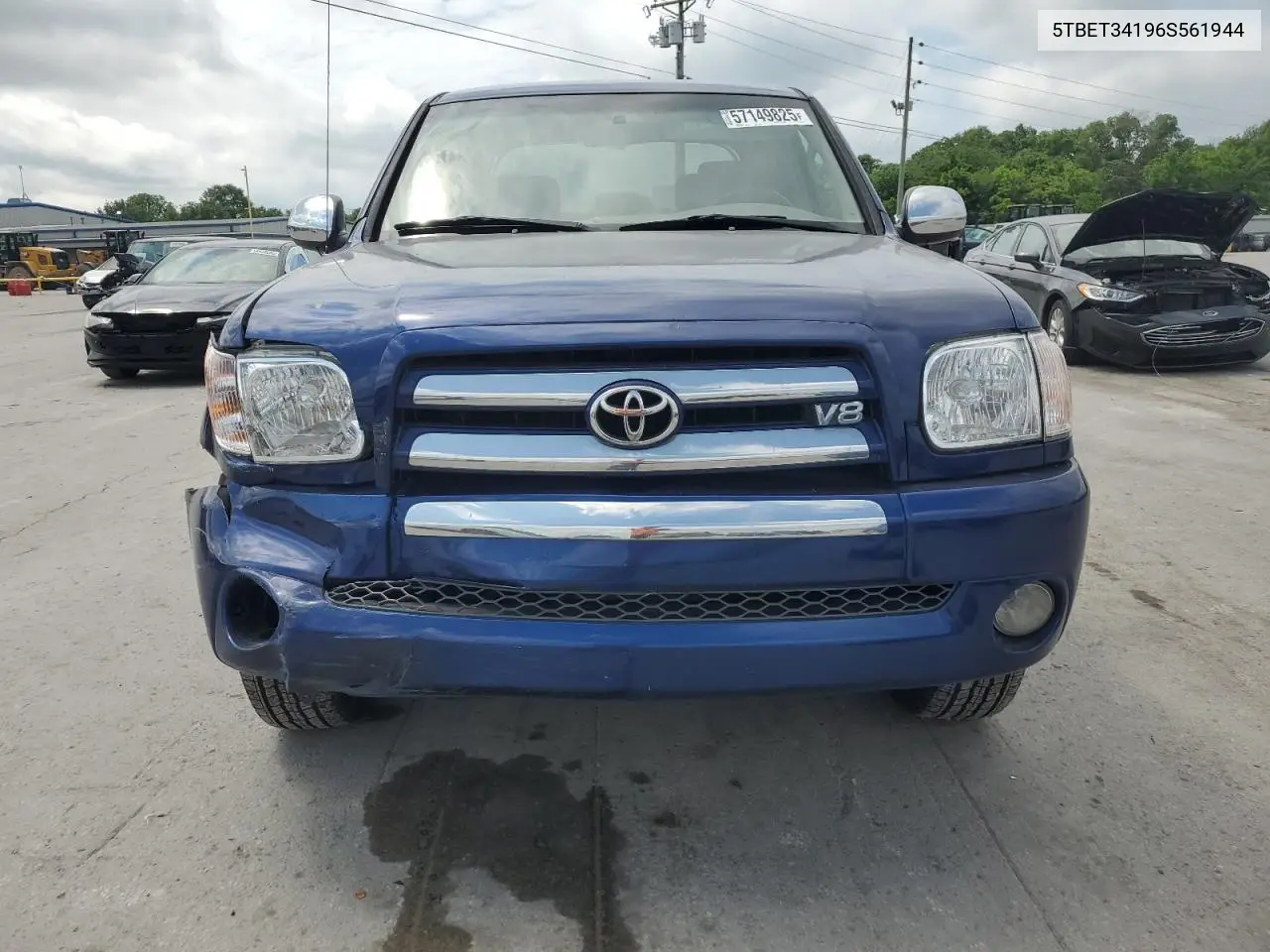 2006 Toyota Tundra Double Cab Sr5 VIN: 5TBET34196S561944 Lot: 57149825