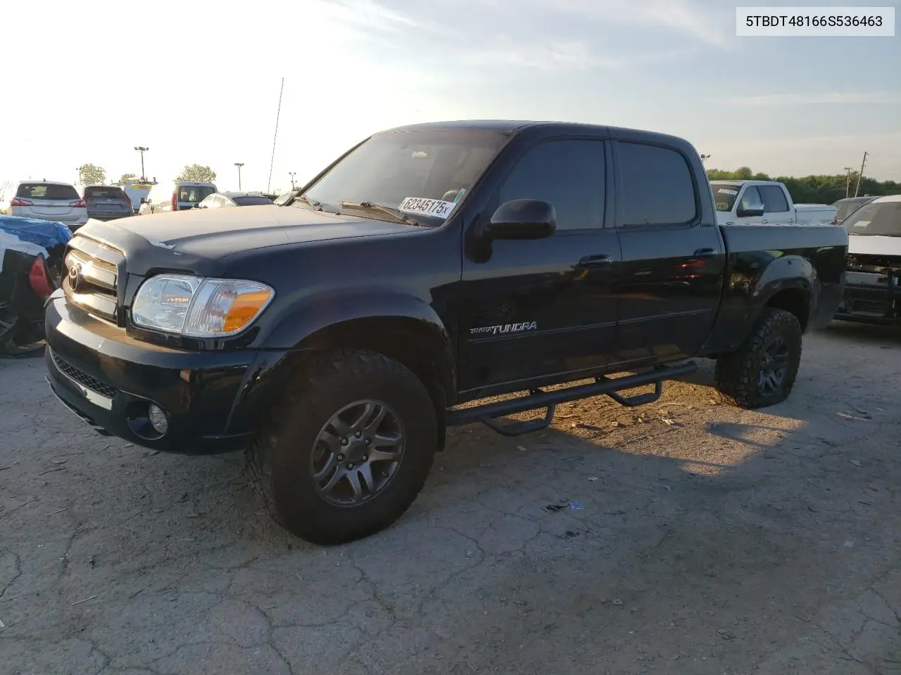 2006 Toyota Tundra Double Cab Limited VIN: 5TBDT48166S536463 Lot: 62345175