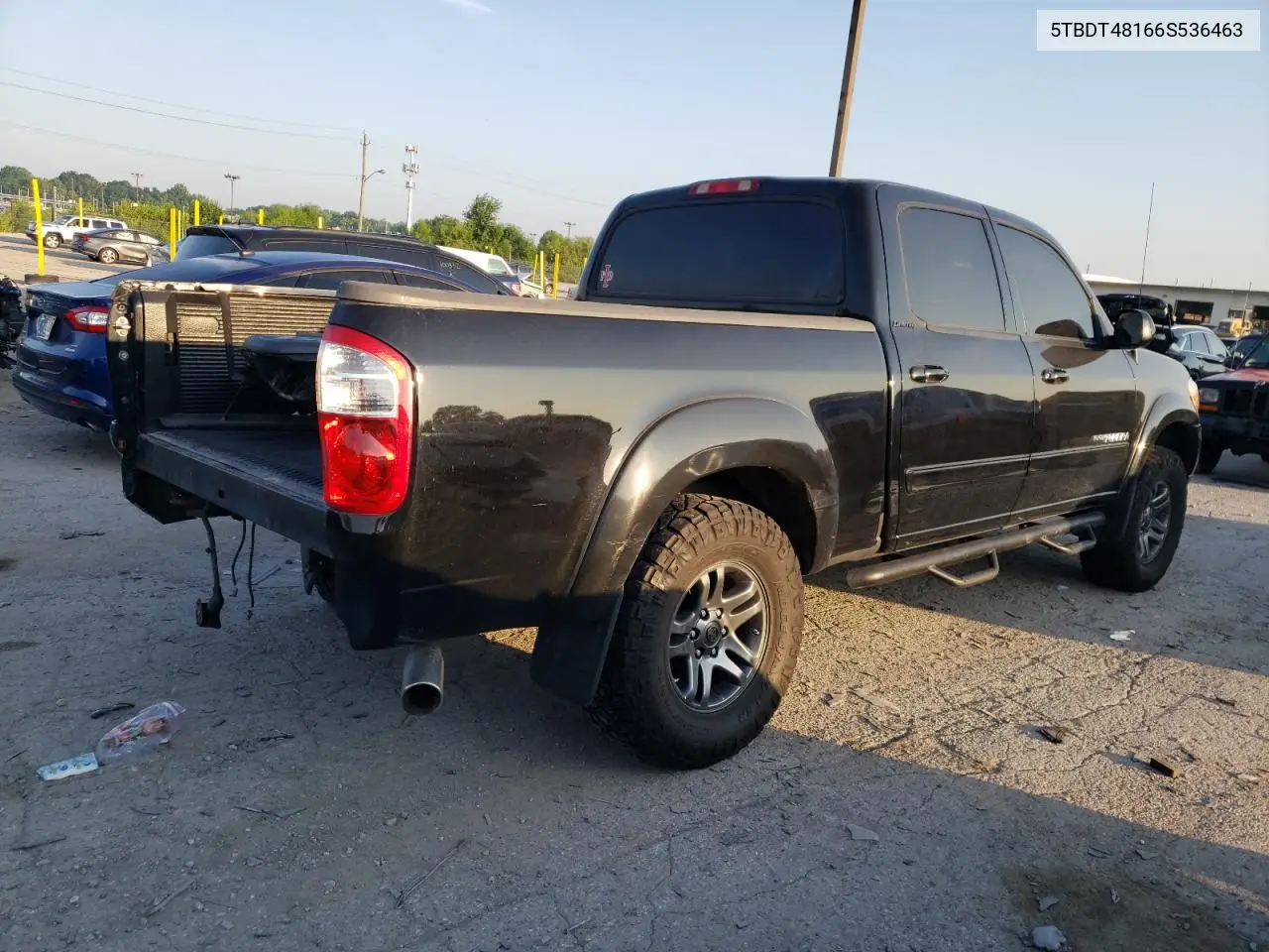 2006 Toyota Tundra Double Cab Limited VIN: 5TBDT48166S536463 Lot: 62345175