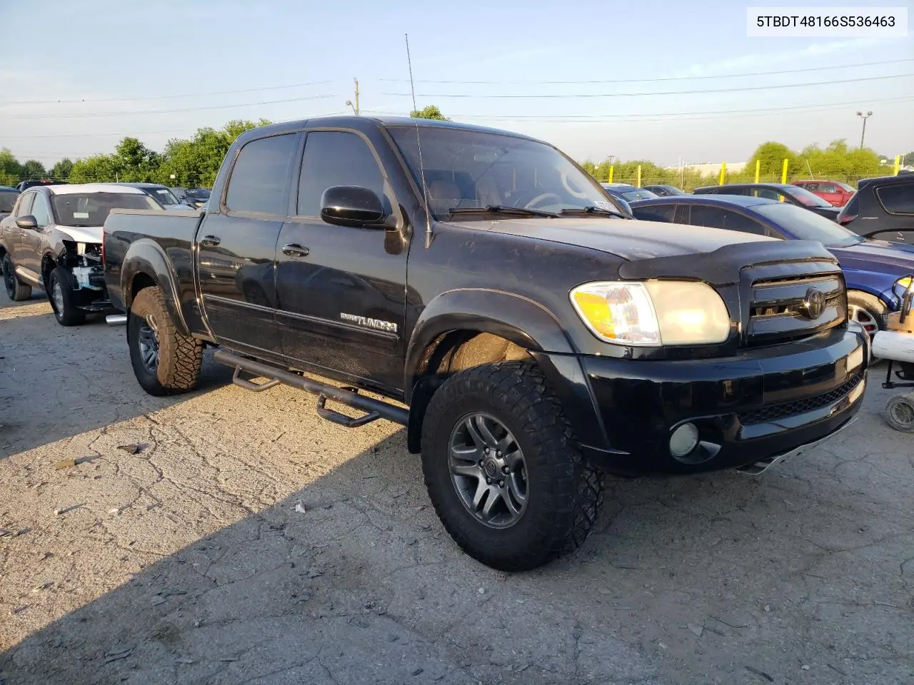 2006 Toyota Tundra Double Cab Limited VIN: 5TBDT48166S536463 Lot: 62345175