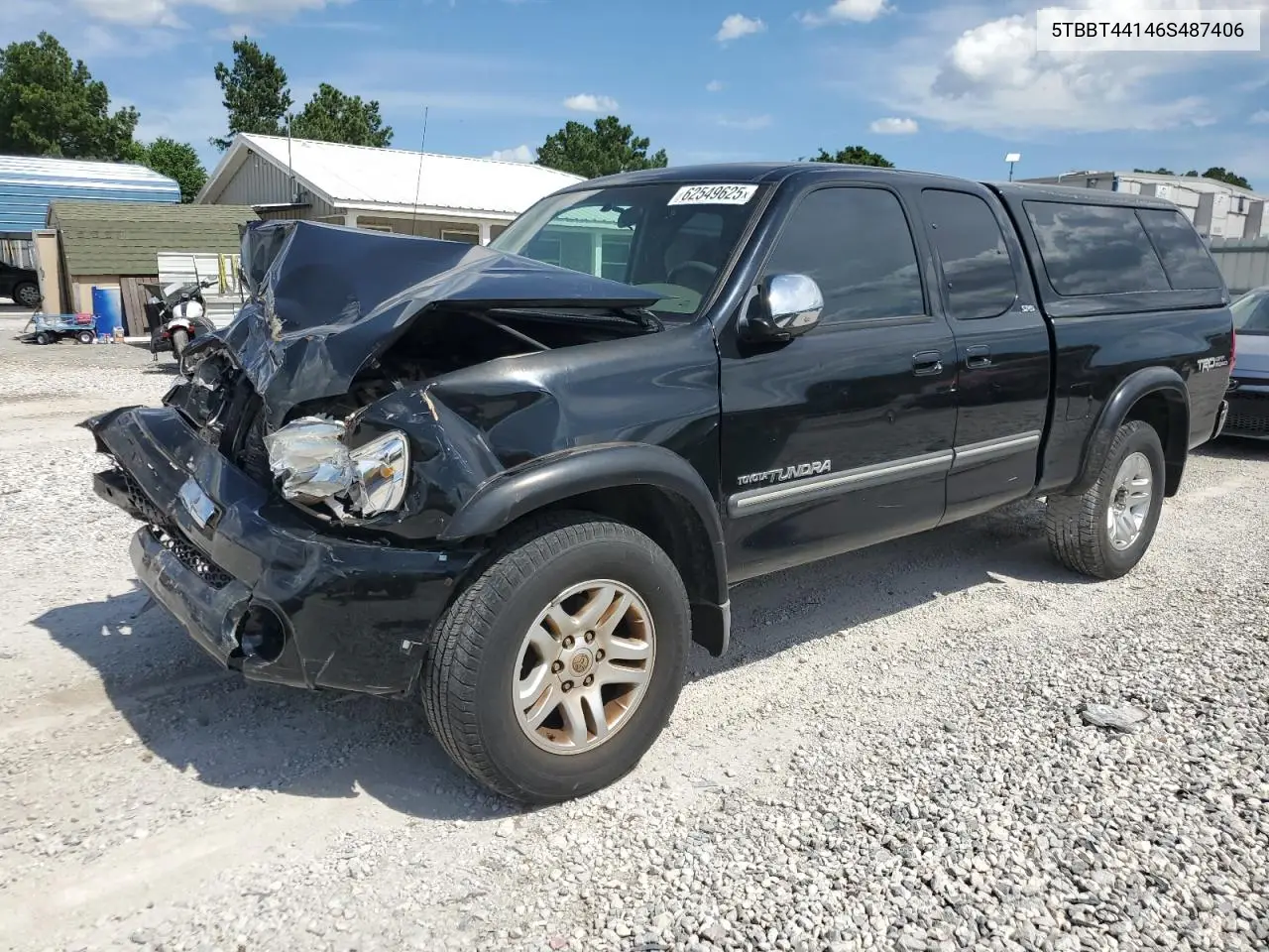 2006 Toyota Tundra Access Cab Sr5 VIN: 5TBBT44146S487406 Lot: 62549625