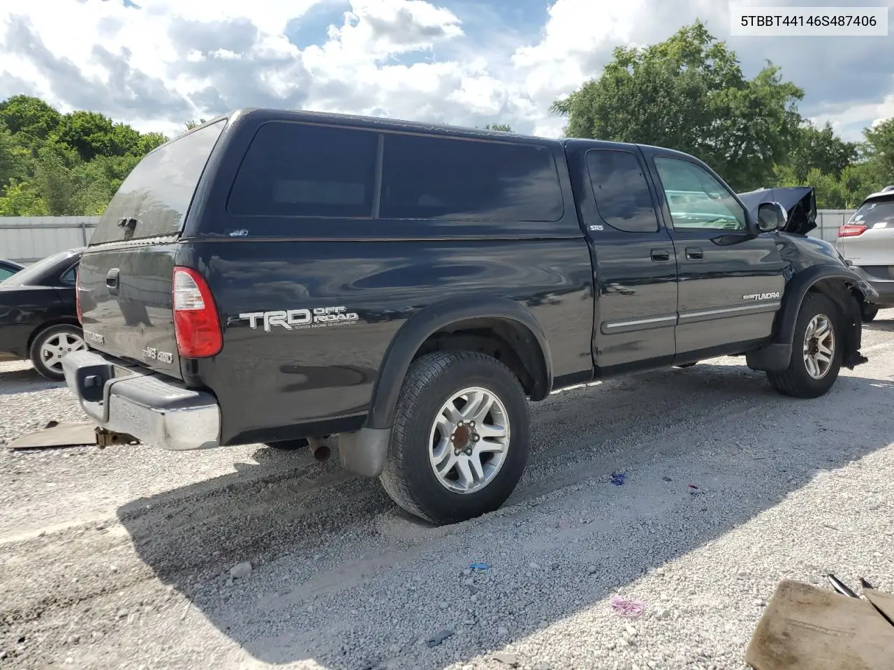 2006 Toyota Tundra Access Cab Sr5 VIN: 5TBBT44146S487406 Lot: 62549625