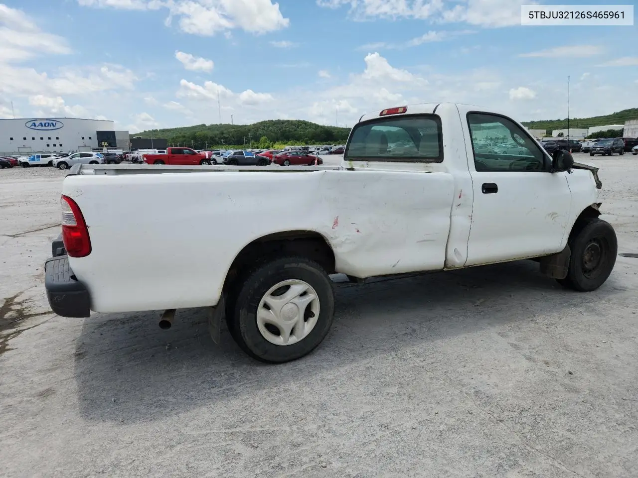 2006 Toyota Tundra VIN: 5TBJU32126S465961 Lot: 62874455