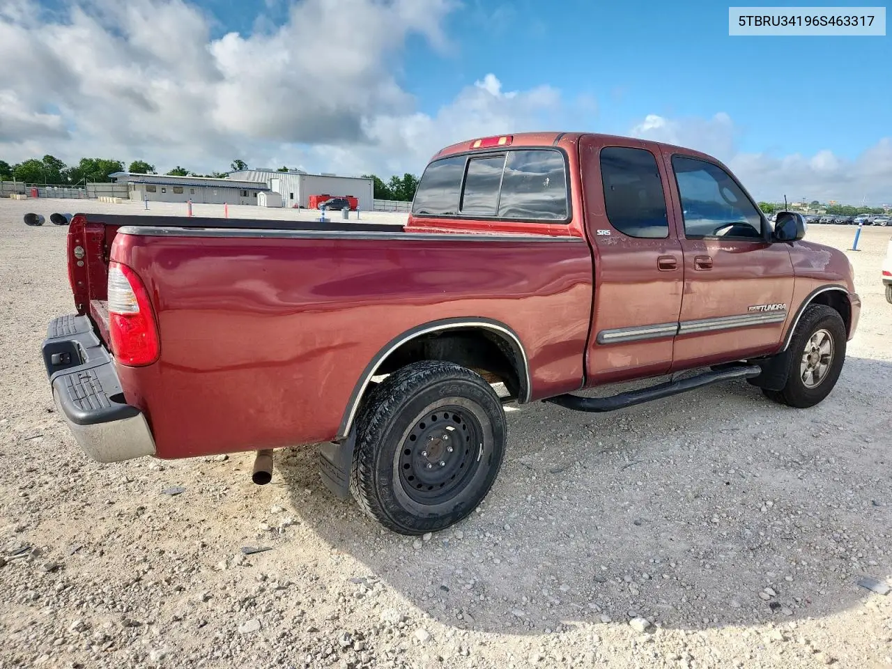 2006 Toyota Tundra Access Cab Sr5 VIN: 5TBRU34196S463317 Lot: 62897515