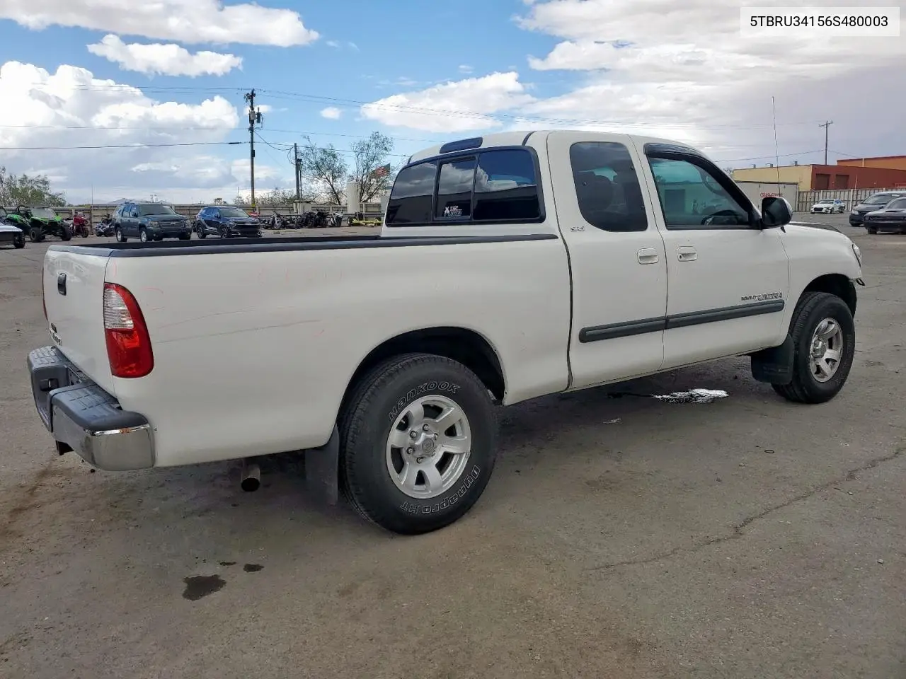 2006 Toyota Tundra Access Cab Sr5 VIN: 5TBRU34156S480003 Lot: 62925685