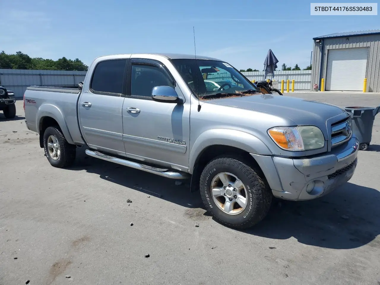 2006 Toyota Tundra Double Cab Sr5 VIN: 5TBDT44176S530483 Lot: 63004585