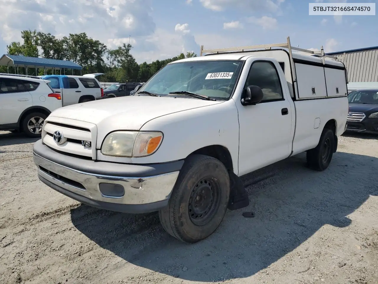 2006 Toyota Tundra VIN: 5TBJT32166S474570 Lot: 63031335
