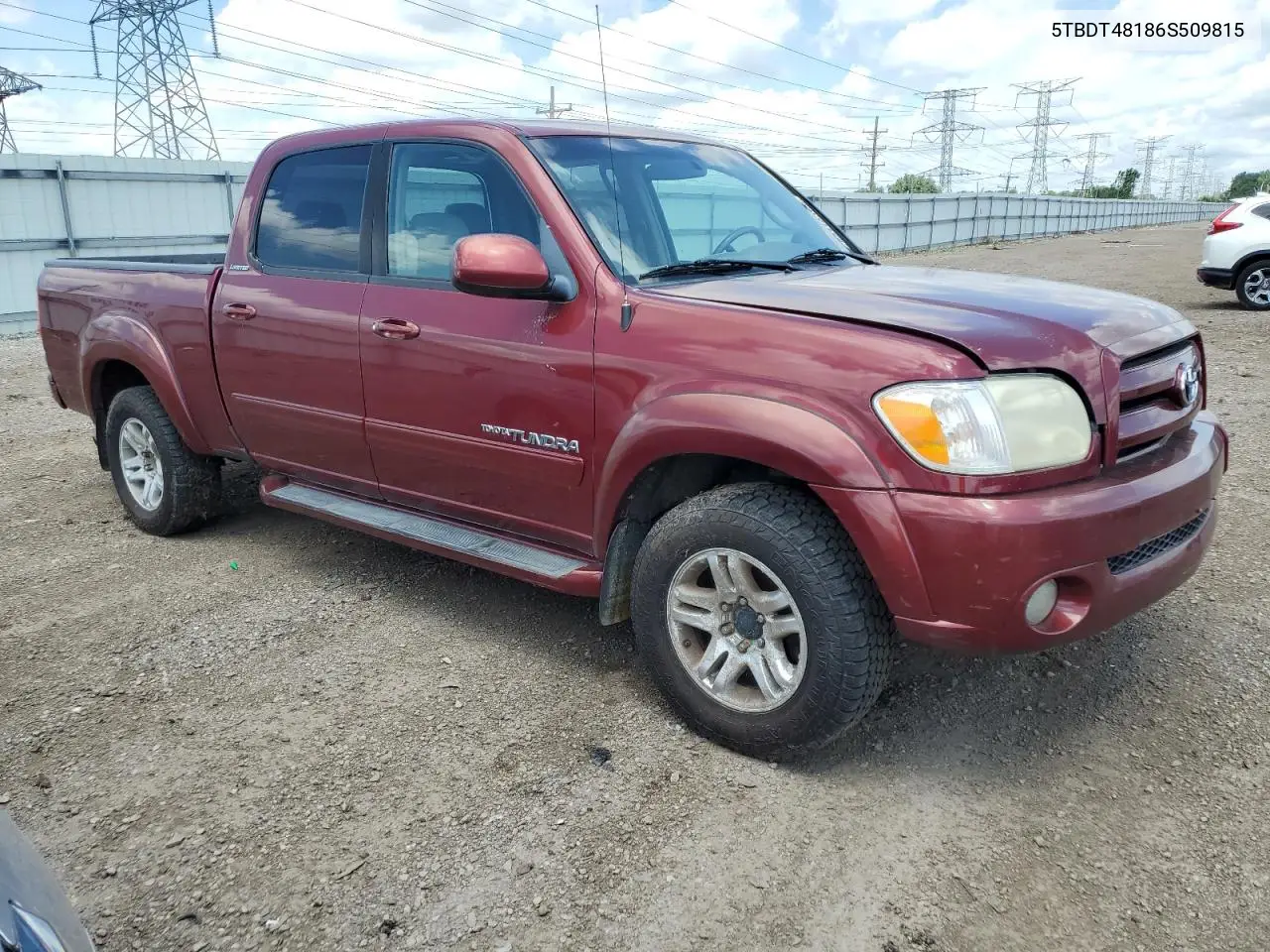 2006 Toyota Tundra Double Cab Limited VIN: 5TBDT48186S509815 Lot: 63110785