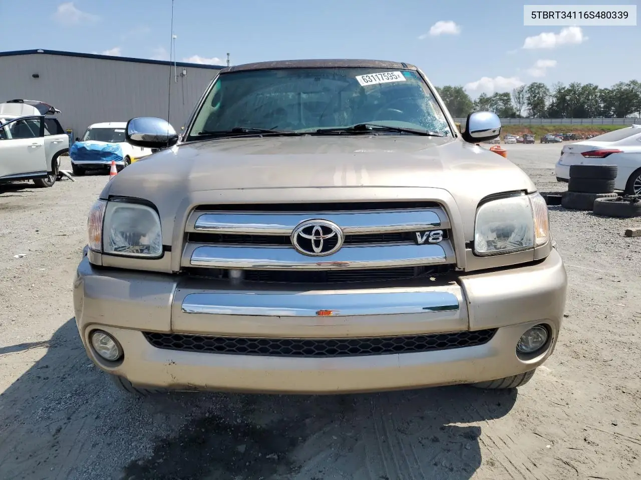 2006 Toyota Tundra Access Cab Sr5 VIN: 5TBRT34116S480339 Lot: 63117595
