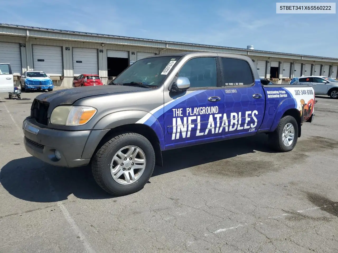 2006 Toyota Tundra Double Cab Sr5 VIN: 5TBET341X6S560222 Lot: 63261275