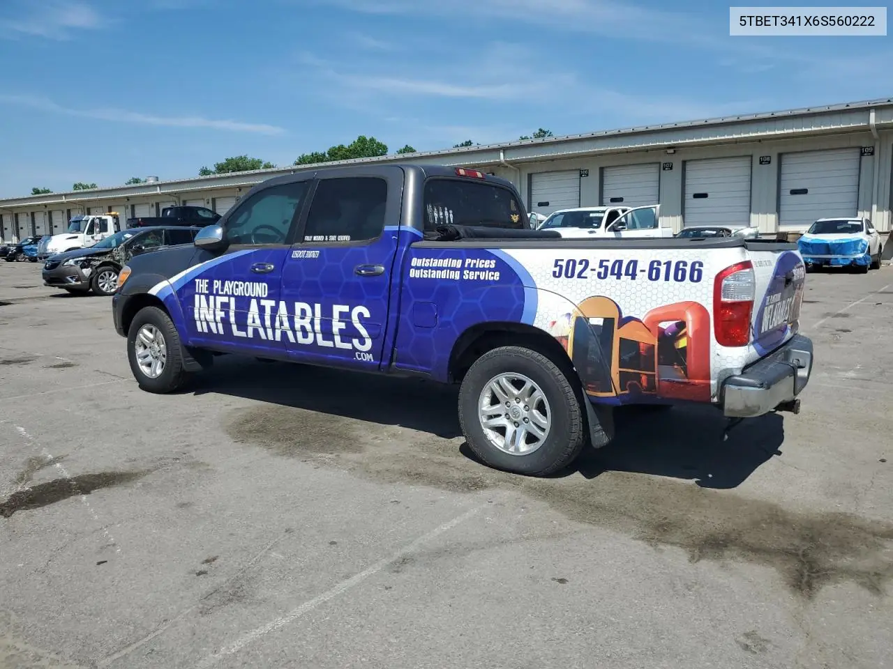 2006 Toyota Tundra Double Cab Sr5 VIN: 5TBET341X6S560222 Lot: 63261275