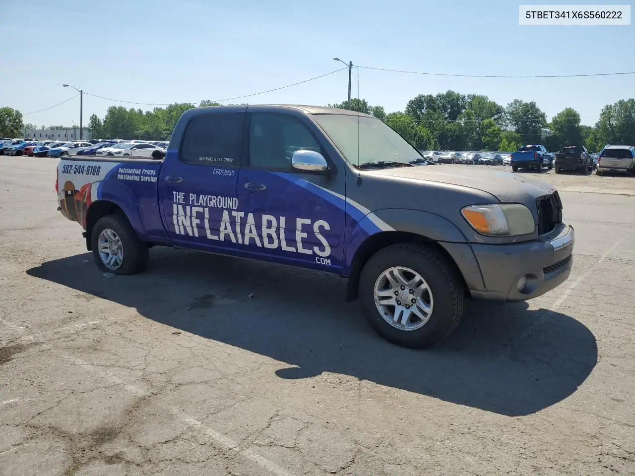 2006 Toyota Tundra Double Cab Sr5 VIN: 5TBET341X6S560222 Lot: 63261275