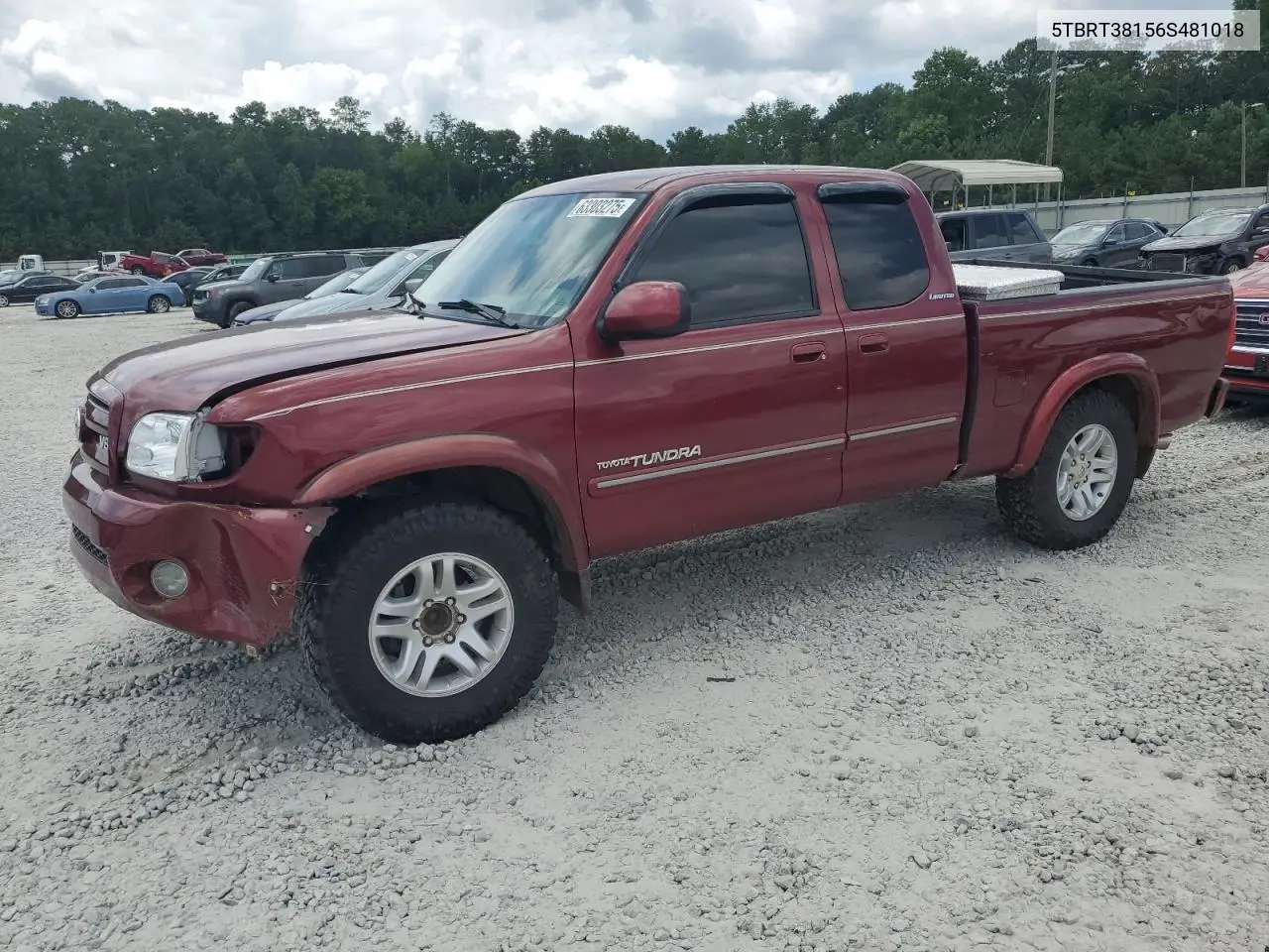 2006 Toyota Tundra Access Cab Limited VIN: 5TBRT38156S481018 Lot: 63303275