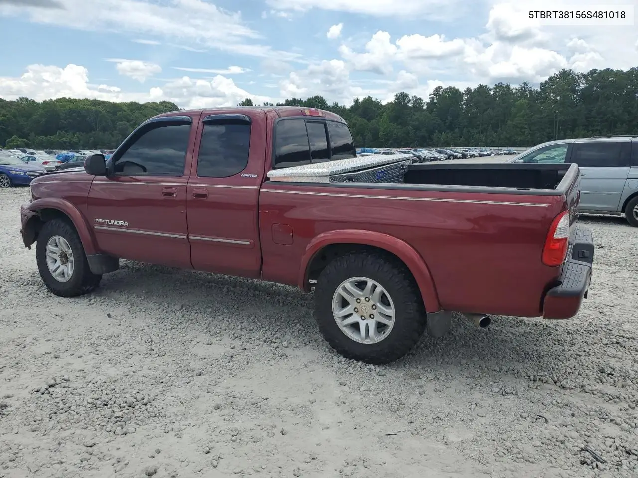 2006 Toyota Tundra Access Cab Limited VIN: 5TBRT38156S481018 Lot: 63303275