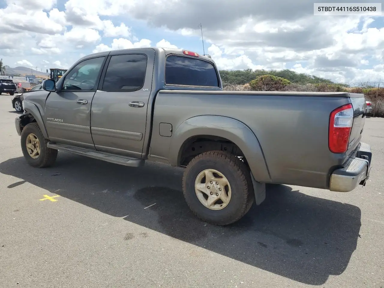 2006 Toyota Tundra Double Cab Sr5 VIN: 5TBDT44116S510438 Lot: 63349715