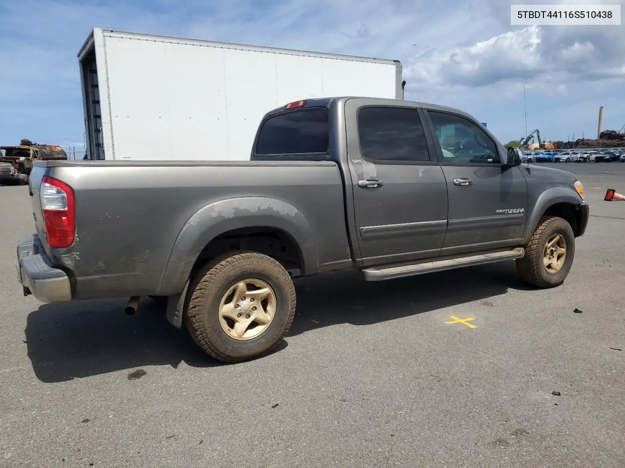 2006 Toyota Tundra Double Cab Sr5 VIN: 5TBDT44116S510438 Lot: 63349715