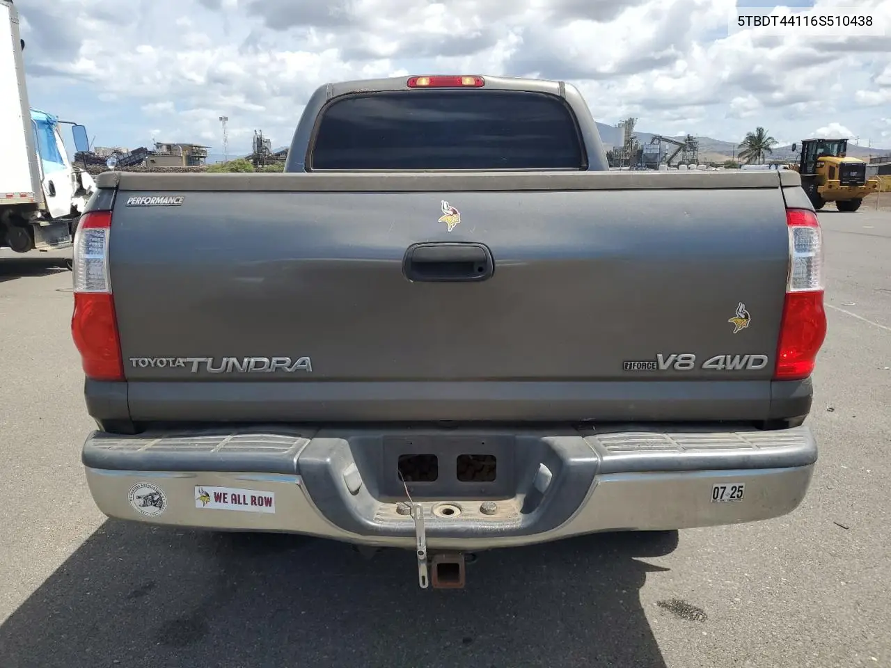 2006 Toyota Tundra Double Cab Sr5 VIN: 5TBDT44116S510438 Lot: 63349715