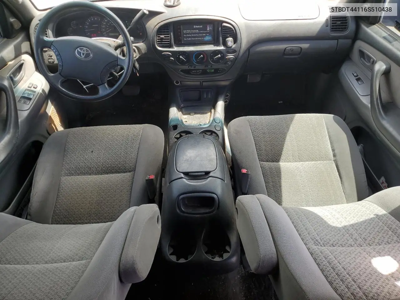 2006 Toyota Tundra Double Cab Sr5 VIN: 5TBDT44116S510438 Lot: 63349715