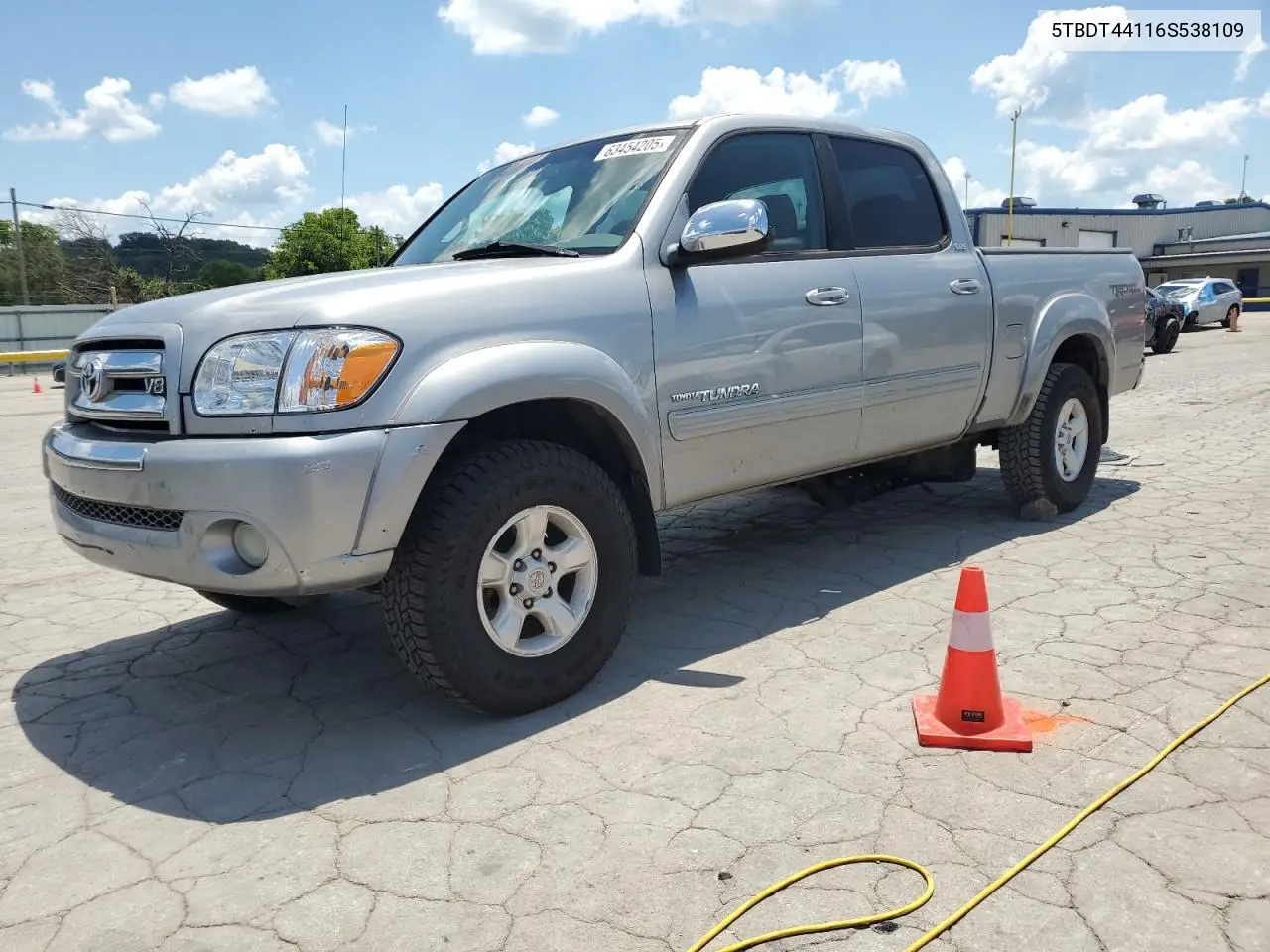 2006 Toyota Tundra Double Cab Sr5 VIN: 5TBDT44116S538109 Lot: 63454205