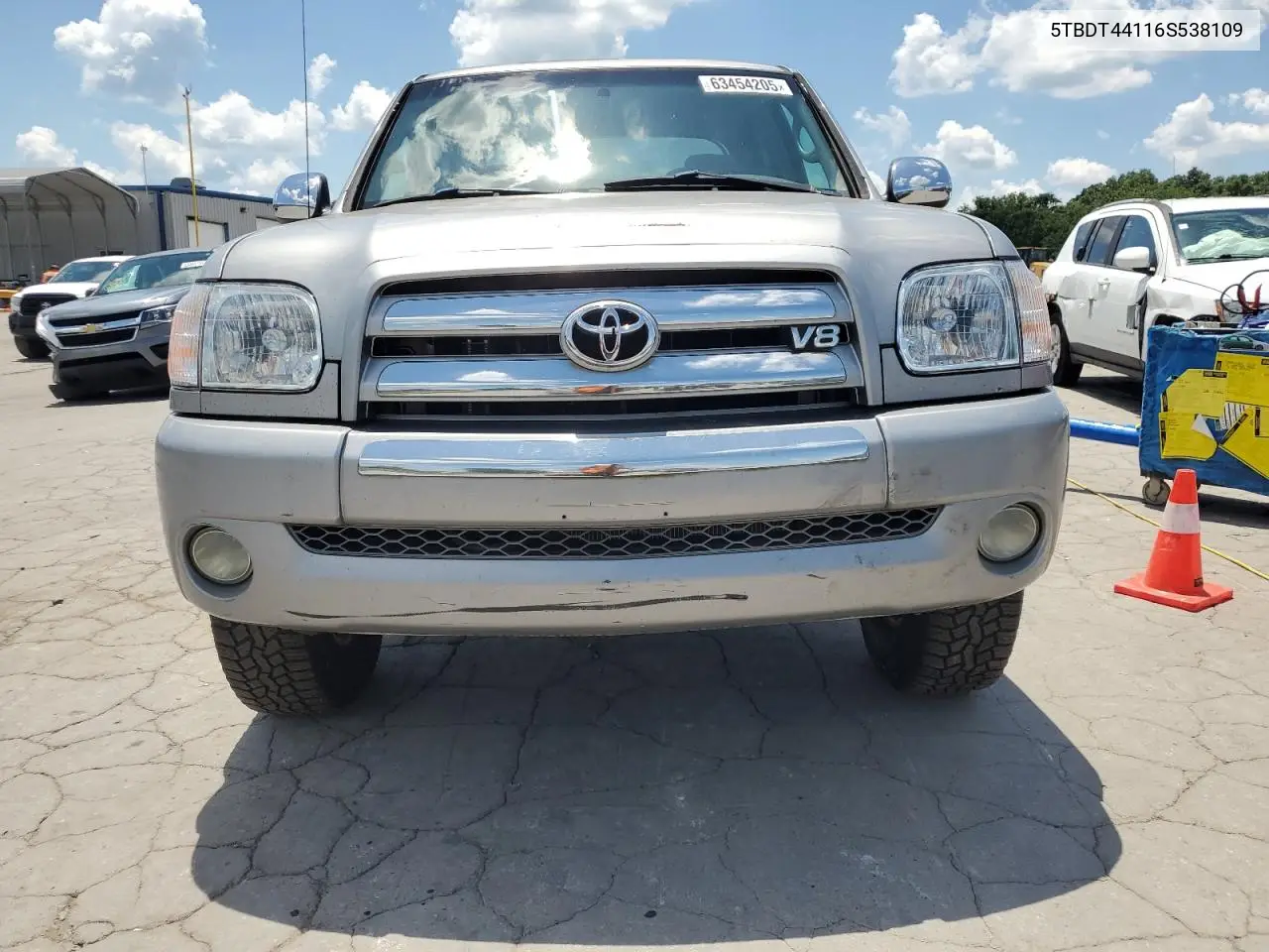 2006 Toyota Tundra Double Cab Sr5 VIN: 5TBDT44116S538109 Lot: 63454205