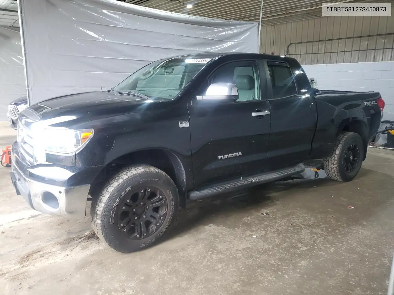 2007 Toyota Tundra Double Cab Limited VIN: 5TBBT58127S450873 Lot: 49744585