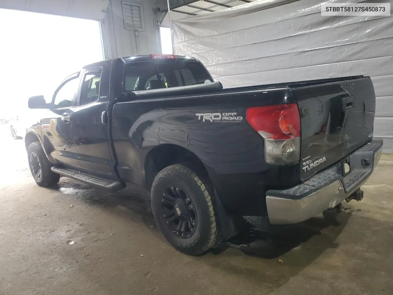 2007 Toyota Tundra Double Cab Limited VIN: 5TBBT58127S450873 Lot: 49744585
