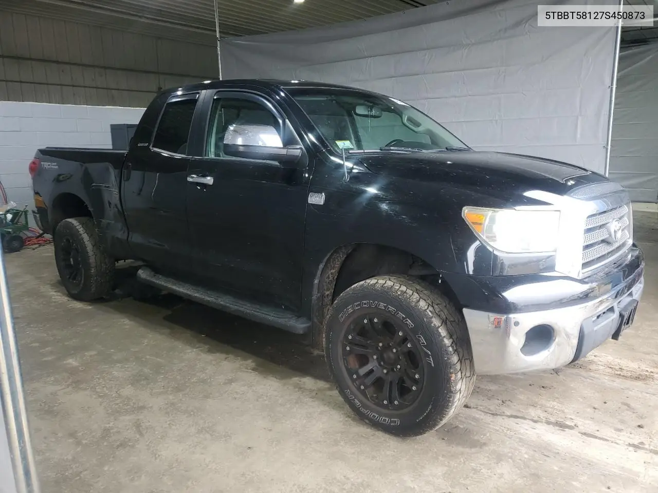 2007 Toyota Tundra Double Cab Limited VIN: 5TBBT58127S450873 Lot: 49744585