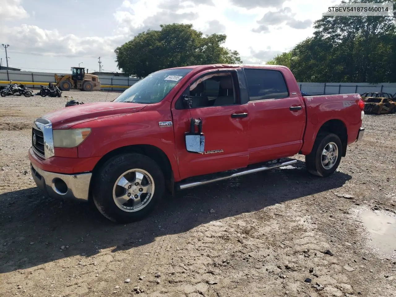 2007 Toyota Tundra Crewmax Sr5 VIN: 5TBEV54187S460014 Lot: 54431085