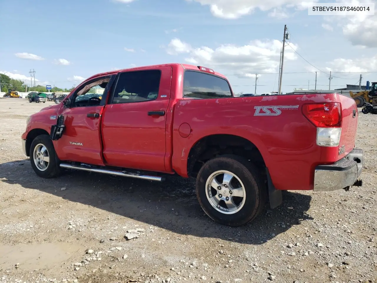 2007 Toyota Tundra Crewmax Sr5 VIN: 5TBEV54187S460014 Lot: 54431085