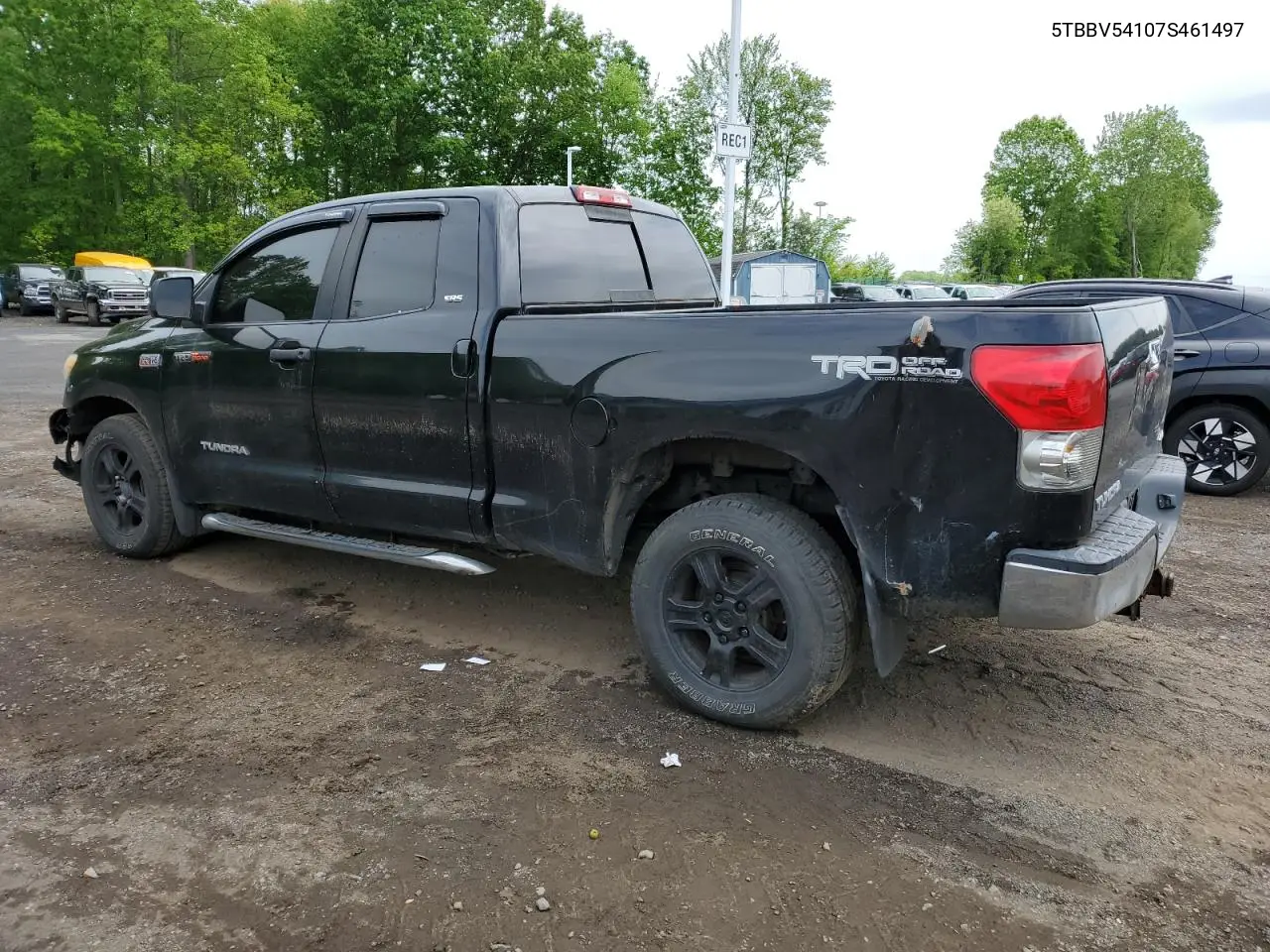 2007 Toyota Tundra Double Cab Sr5 VIN: 5TBBV54107S461497 Lot: 56838905
