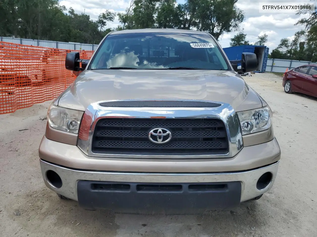2007 Toyota Tundra Double Cab Sr5 VIN: 5TFRV541X7X015986 Lot: 56849875