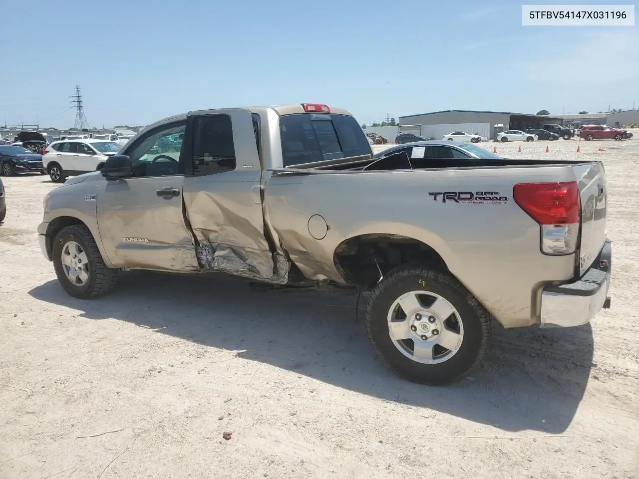 2007 Toyota Tundra Double Cab Sr5 VIN: 5TFBV54147X031196 Lot: 57032725
