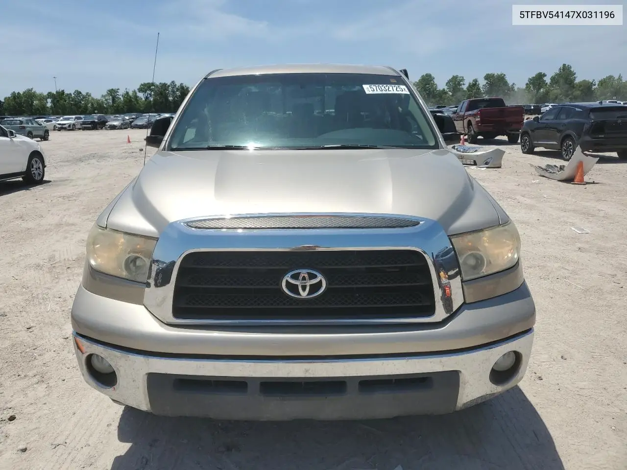 2007 Toyota Tundra Double Cab Sr5 VIN: 5TFBV54147X031196 Lot: 57032725