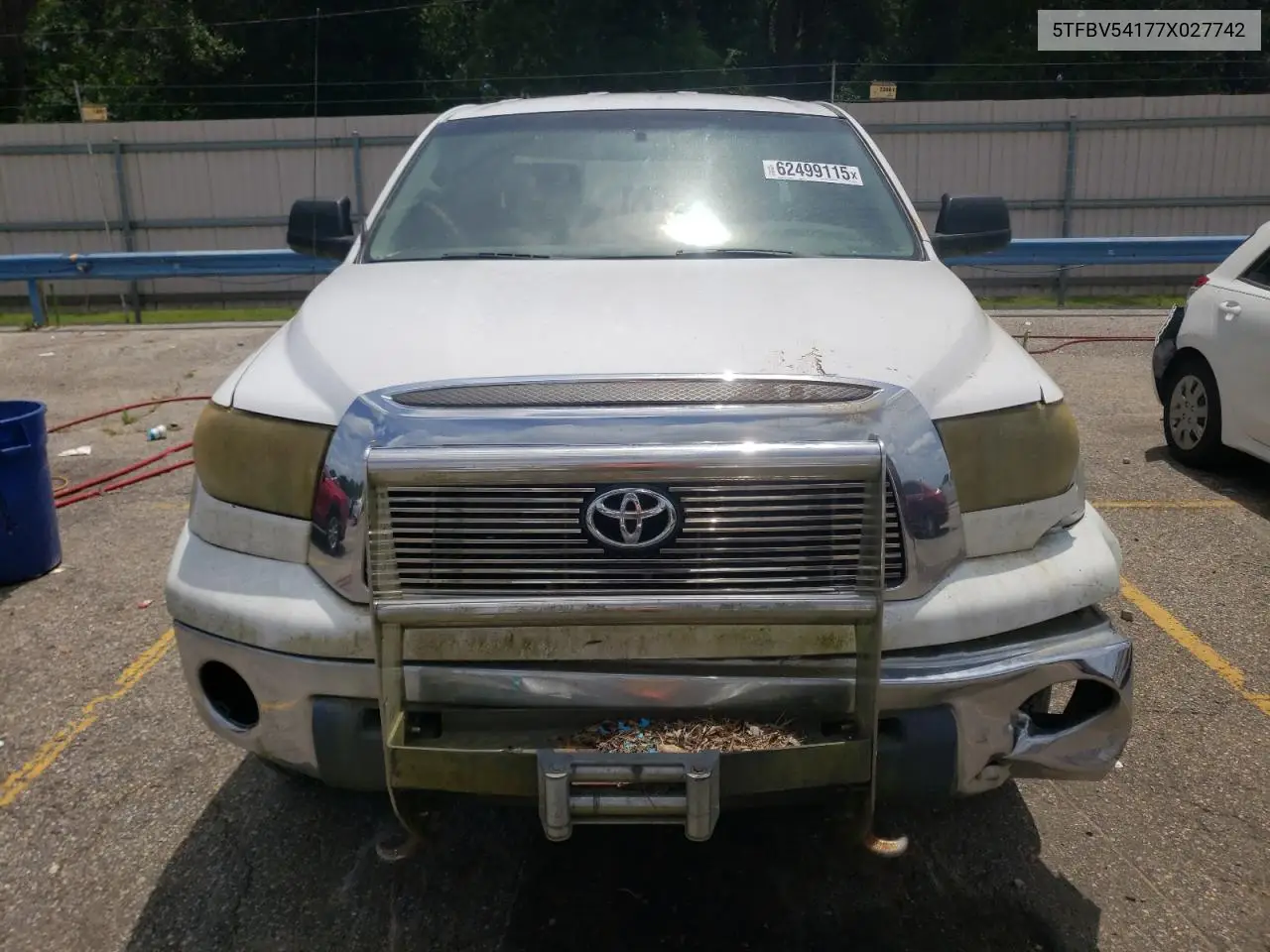 2007 Toyota Tundra Double Cab Sr5 VIN: 5TFBV54177X027742 Lot: 62499115