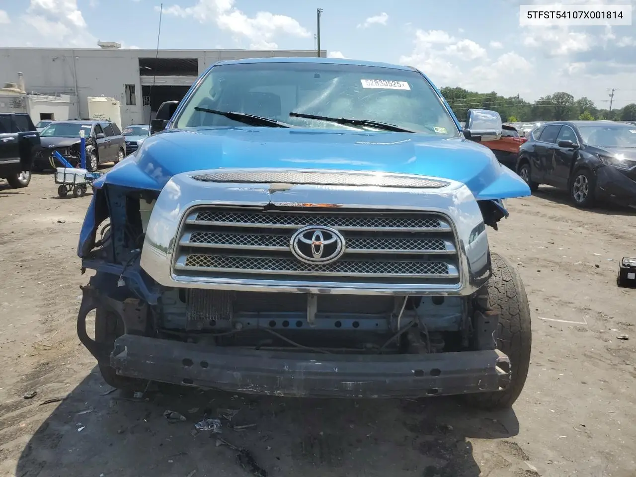 2007 Toyota Tundra Double Cab Sr5 VIN: 5TFST54107X001814 Lot: 62830525