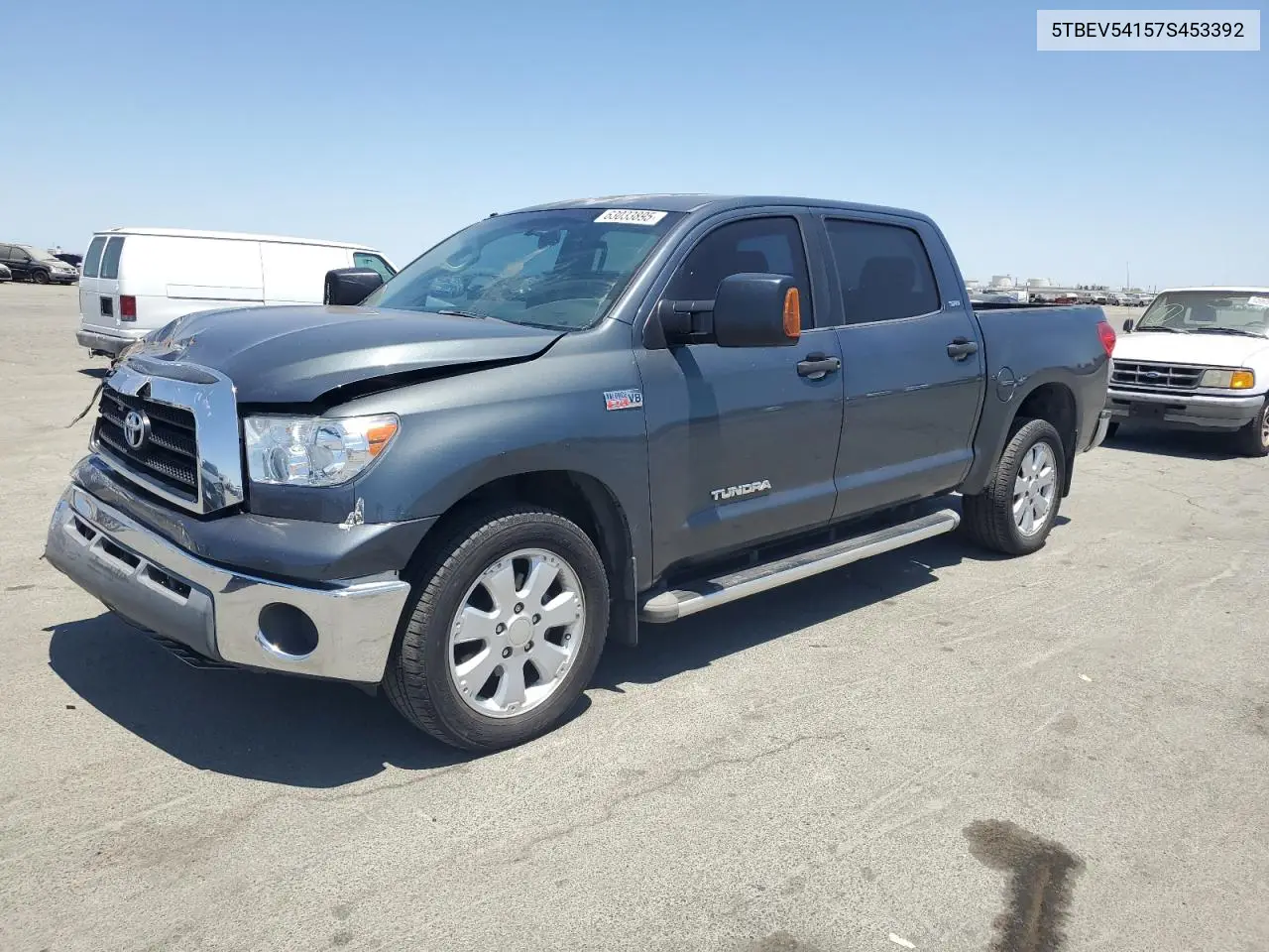 2007 Toyota Tundra Crewmax Sr5 VIN: 5TBEV54157S453392 Lot: 63033895