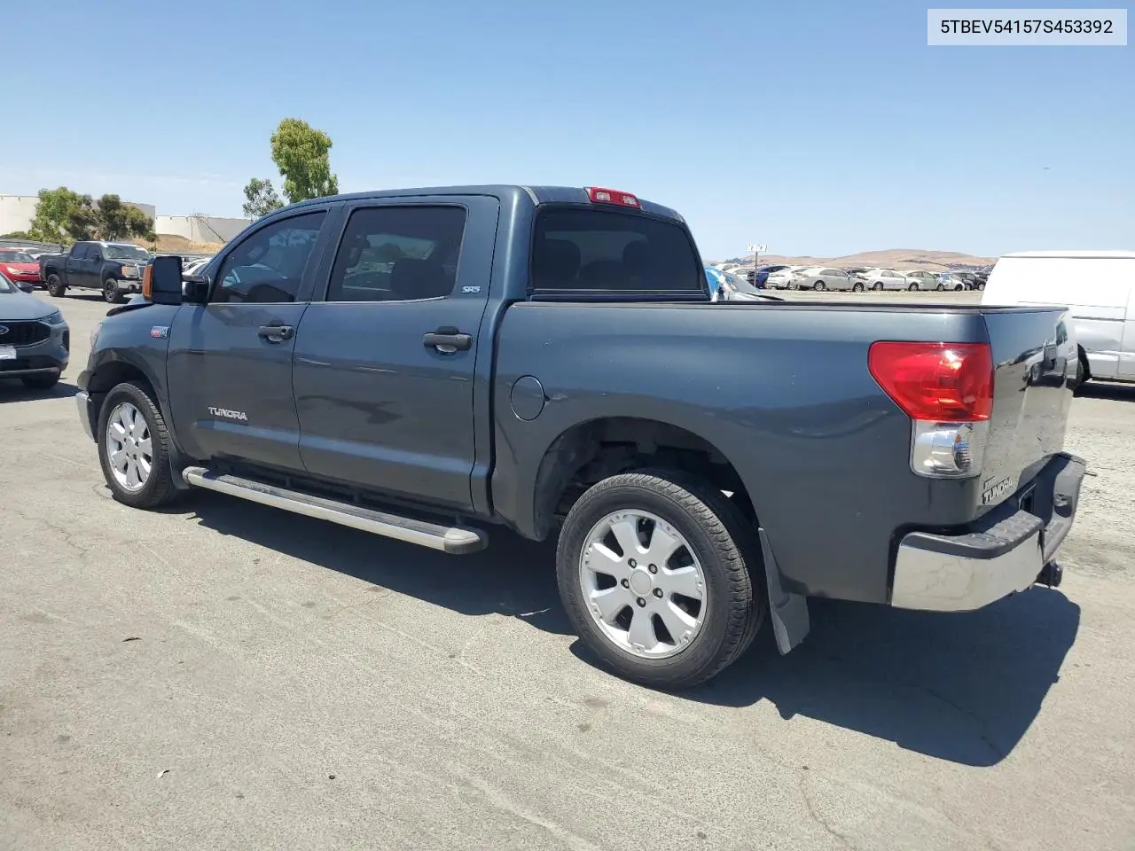 2007 Toyota Tundra Crewmax Sr5 VIN: 5TBEV54157S453392 Lot: 63033895