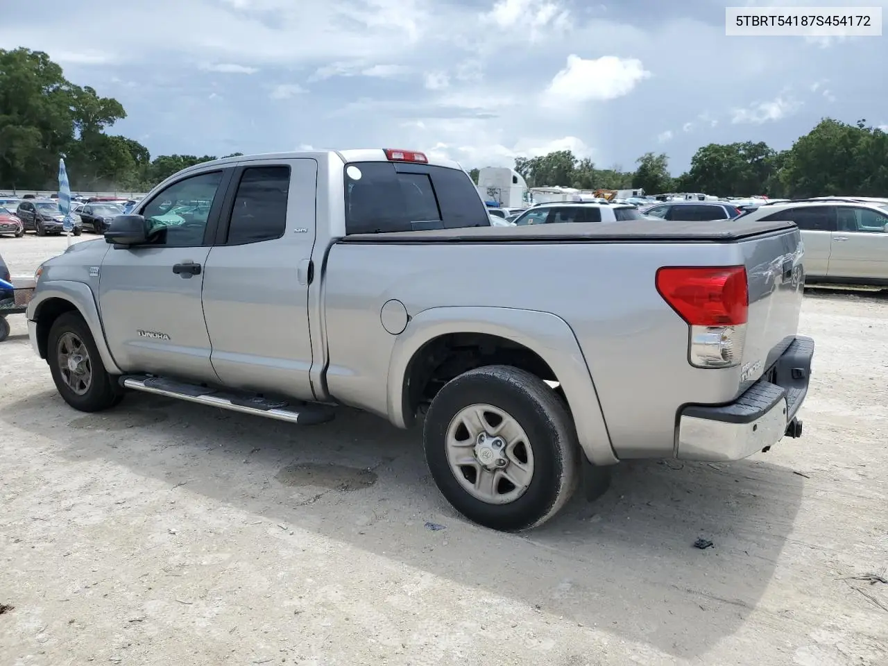 2007 Toyota Tundra Double Cab Sr5 VIN: 5TBRT54187S454172 Lot: 63102235