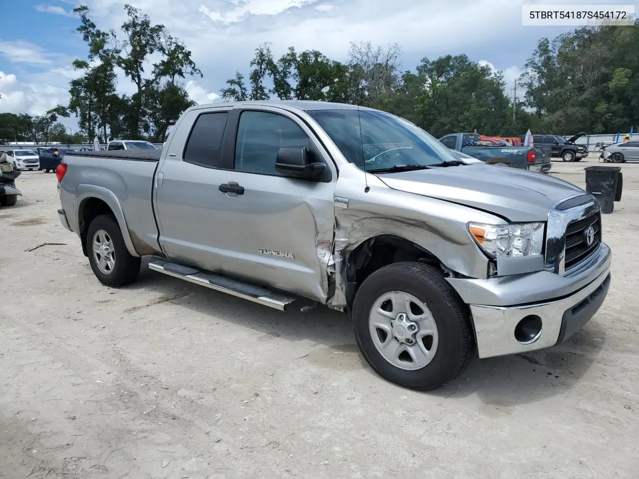 2007 Toyota Tundra Double Cab Sr5 VIN: 5TBRT54187S454172 Lot: 63102235
