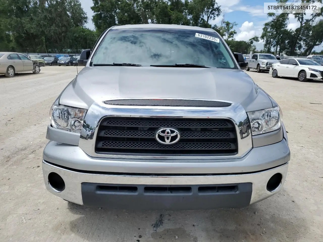 2007 Toyota Tundra Double Cab Sr5 VIN: 5TBRT54187S454172 Lot: 63102235