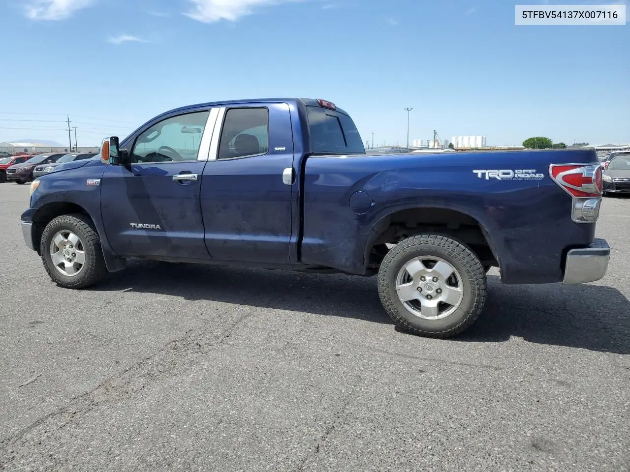 2007 Toyota Tundra Double Cab Sr5 VIN: 5TFBV54137X007116 Lot: 63444395
